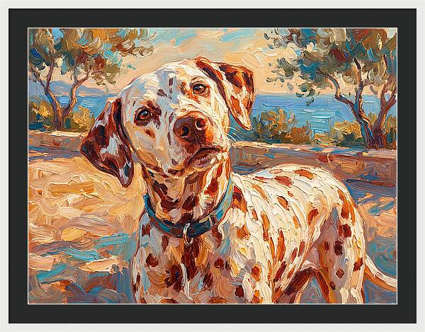 Dalmatian By The Mediterranean