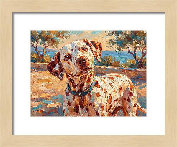 Dalmatian By The Mediterranean