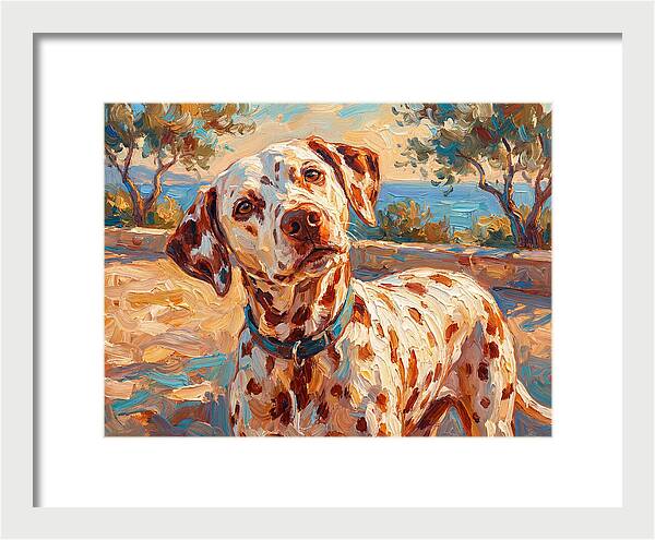 Dalmatian By The Mediterranean
