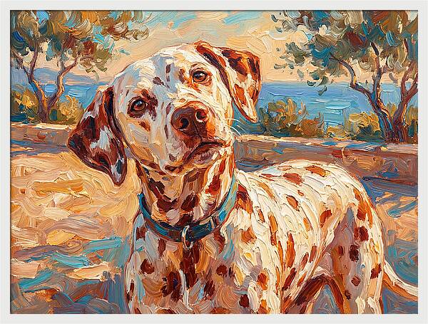 Dalmatian By The Mediterranean