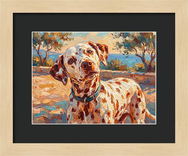 Dalmatian By The Mediterranean