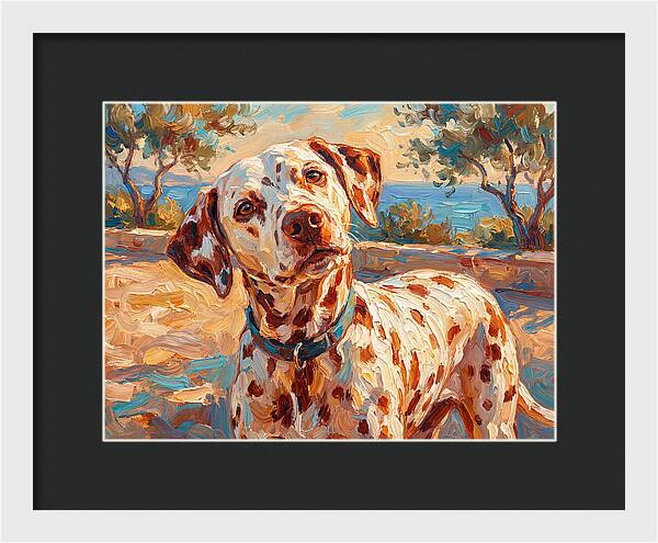 Dalmatian By The Mediterranean
