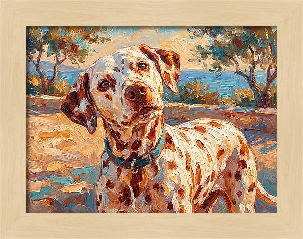 Dalmatian By The Mediterranean