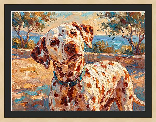 Dalmatian By The Mediterranean