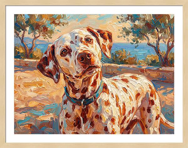 Dalmatian By The Mediterranean