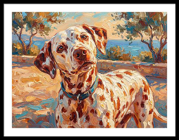 Dalmatian By The Mediterranean