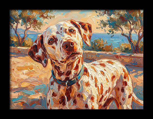 Dalmatian By The Mediterranean