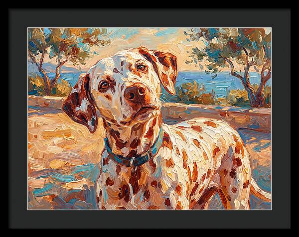 Dalmatian By The Mediterranean