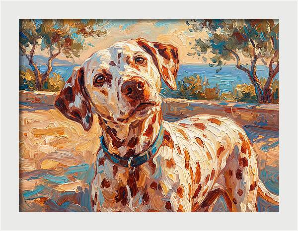 Dalmatian By The Mediterranean