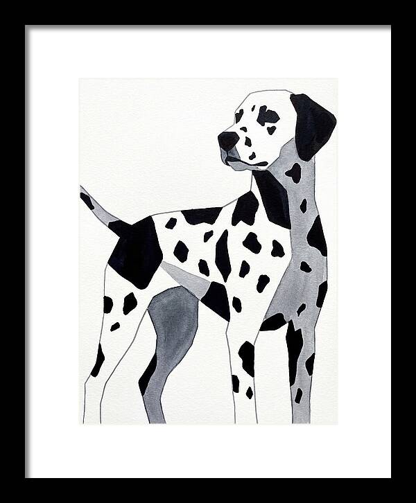 Dalmatian In Minimalist Style