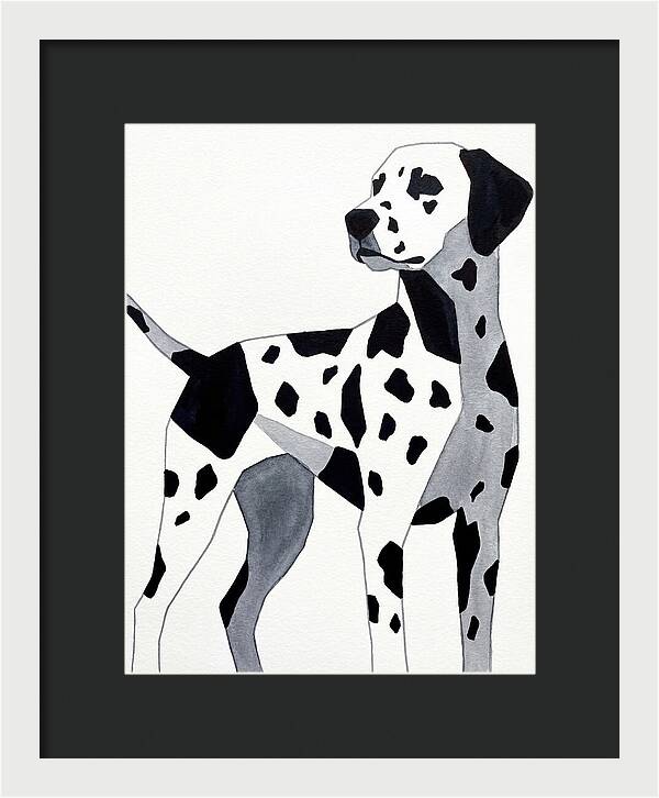 Dalmatian In Minimalist Style