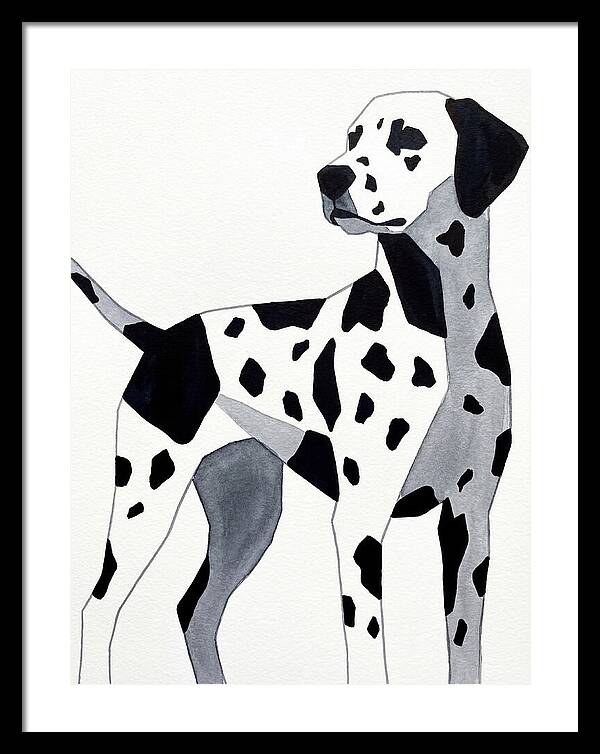Dalmatian In Minimalist Style