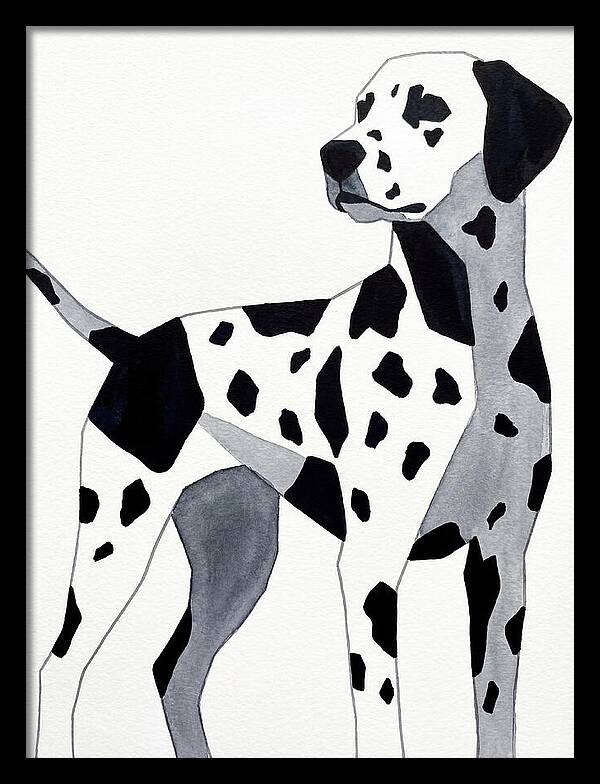 Dalmatian In Minimalist Style
