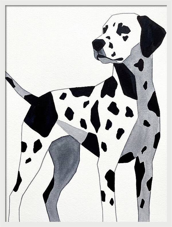 Dalmatian In Minimalist Style