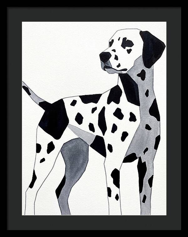 Dalmatian In Minimalist Style