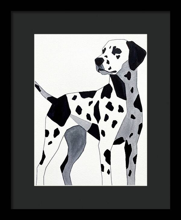 Dalmatian In Minimalist Style