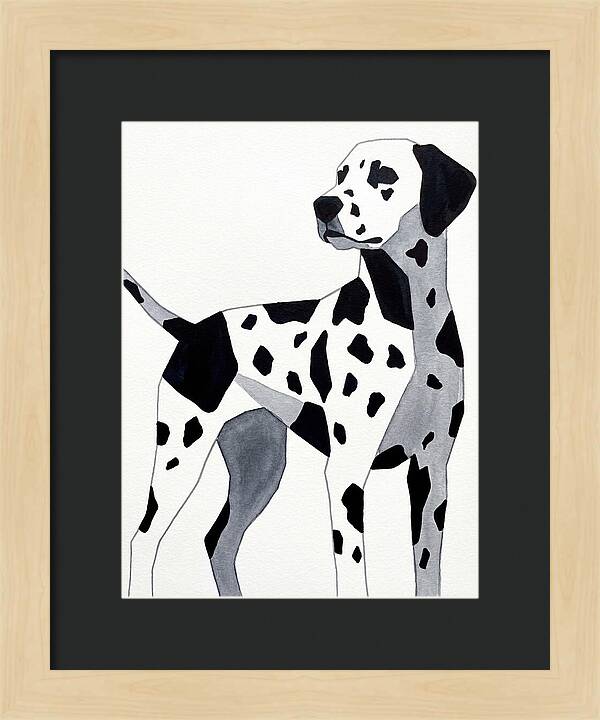 Dalmatian In Minimalist Style
