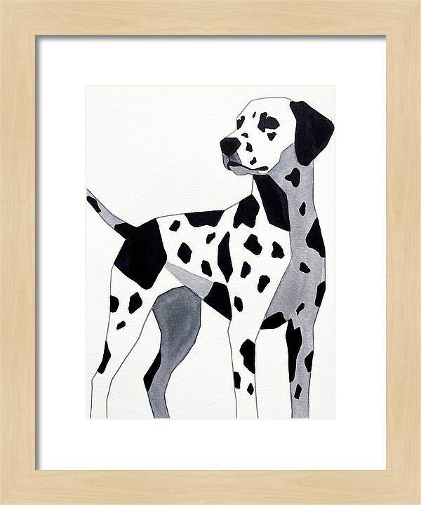 Dalmatian In Minimalist Style