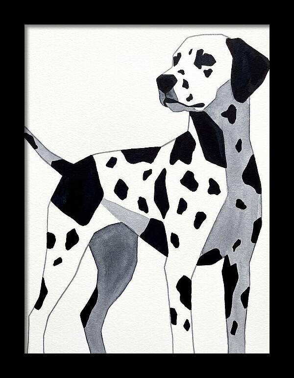 Dalmatian In Minimalist Style