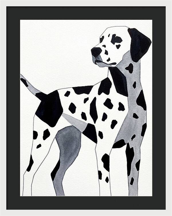 Dalmatian In Minimalist Style