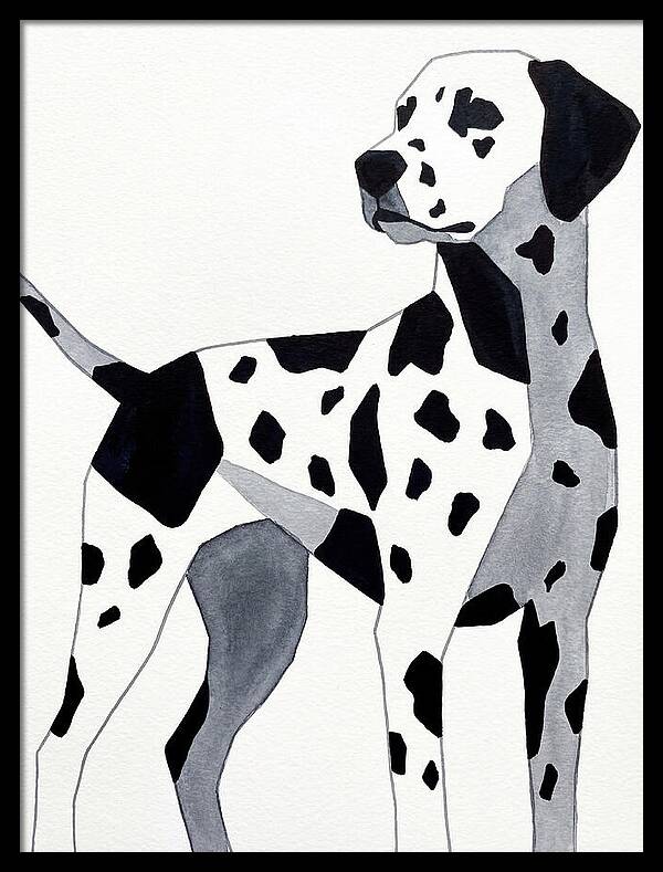 Dalmatian In Minimalist Style