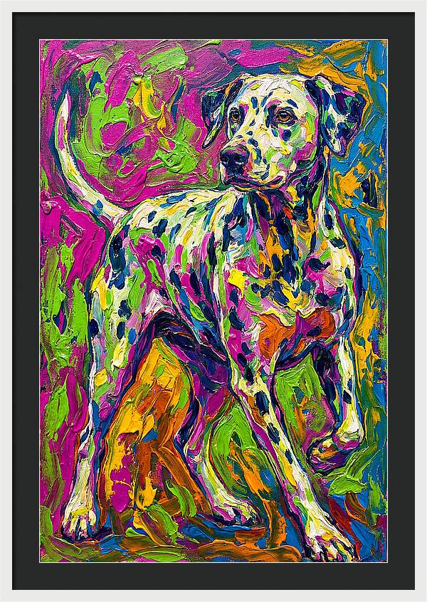 Dalmatian In Vibrant Colors