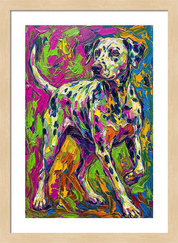 Dalmatian In Vibrant Colors