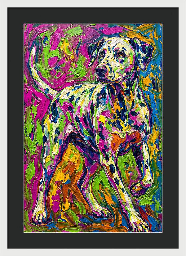 Dalmatian In Vibrant Colors