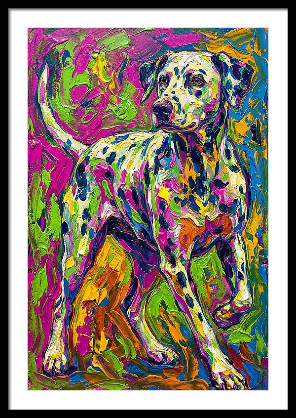 Dalmatian In Vibrant Colors