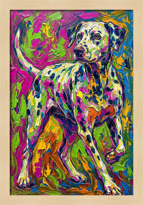 Dalmatian In Vibrant Colors