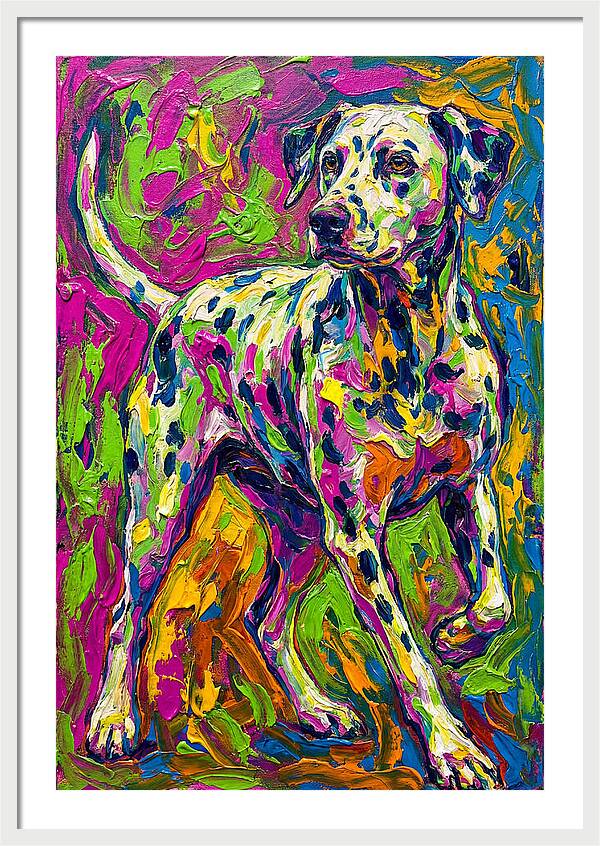 Dalmatian In Vibrant Colors