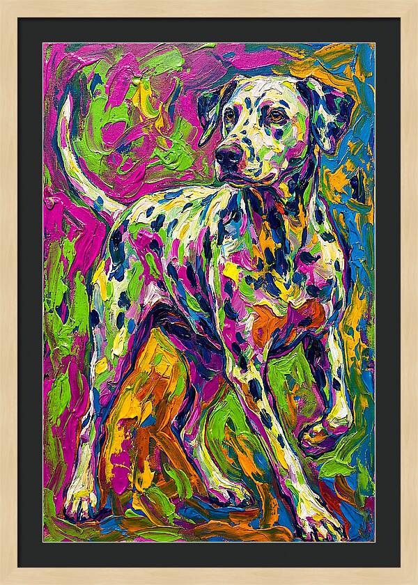 Dalmatian In Vibrant Colors