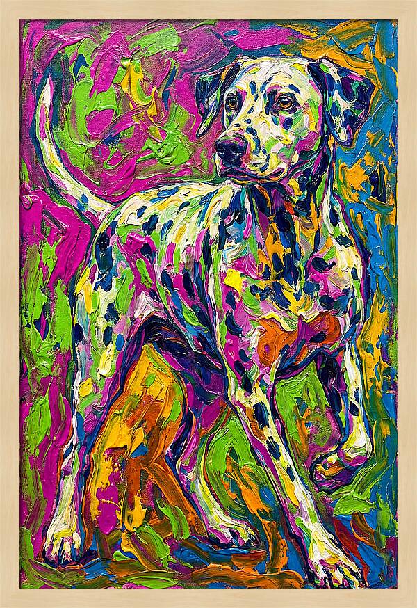 Dalmatian In Vibrant Colors