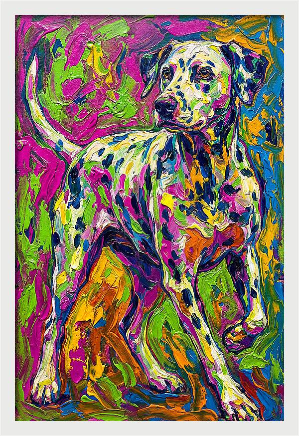 Dalmatian In Vibrant Colors