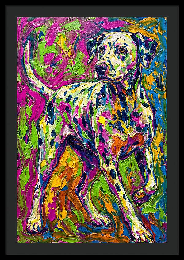 Dalmatian In Vibrant Colors