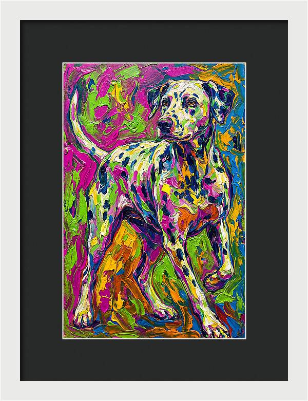 Dalmatian In Vibrant Colors