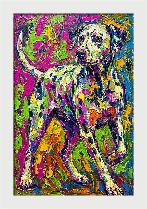 Dalmatian In Vibrant Colors