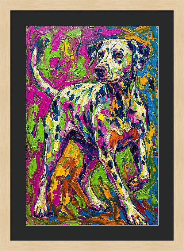 Dalmatian In Vibrant Colors