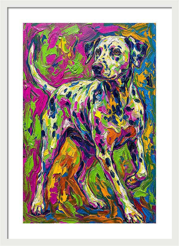 Dalmatian In Vibrant Colors