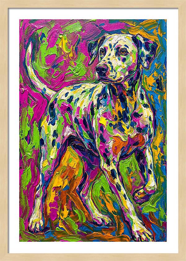 Dalmatian In Vibrant Colors