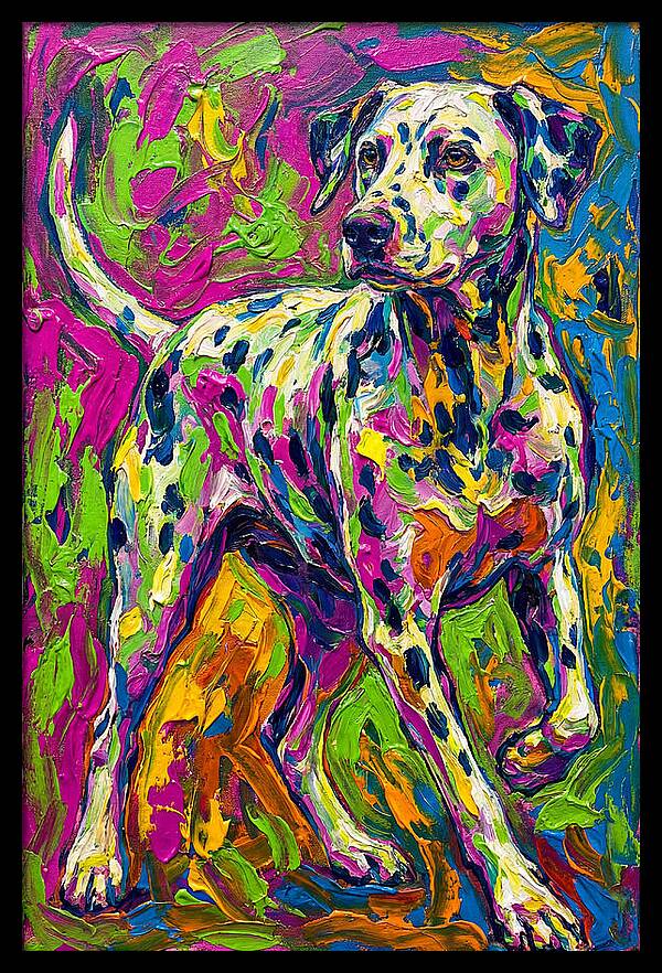 Dalmatian In Vibrant Colors