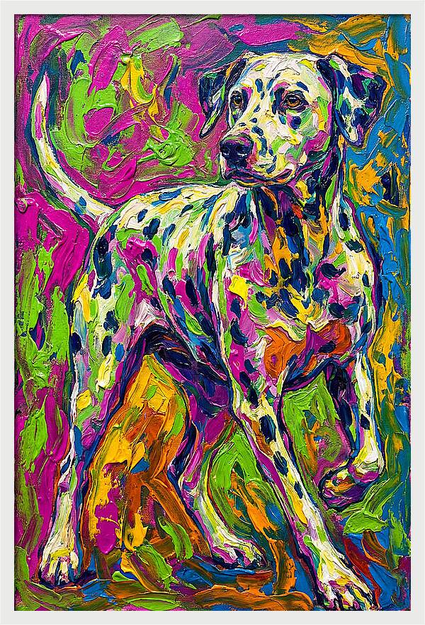 Dalmatian In Vibrant Colors