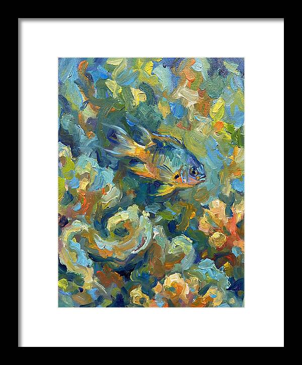 Damselfish Among Vibrant Corals