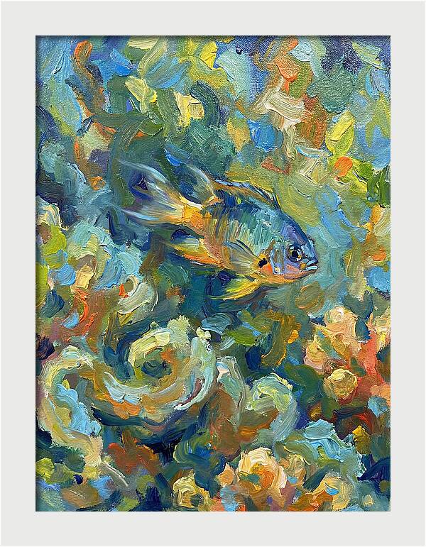 Damselfish Among Vibrant Corals