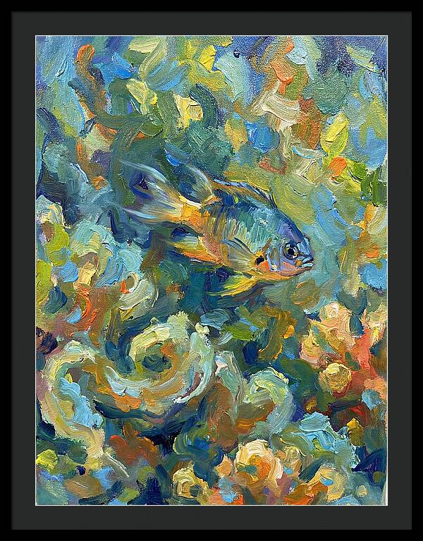 Damselfish Among Vibrant Corals