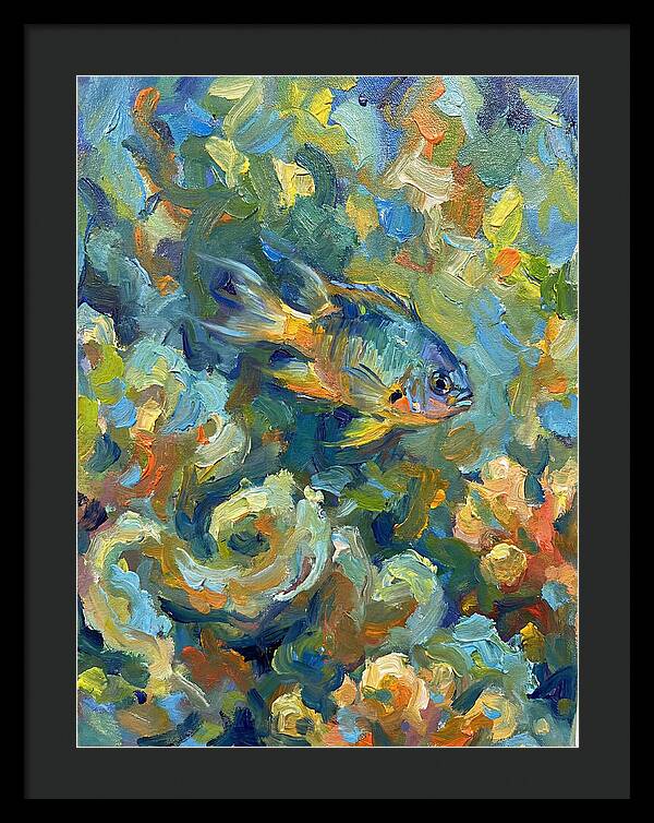 Damselfish Among Vibrant Corals