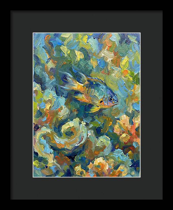 Damselfish Among Vibrant Corals