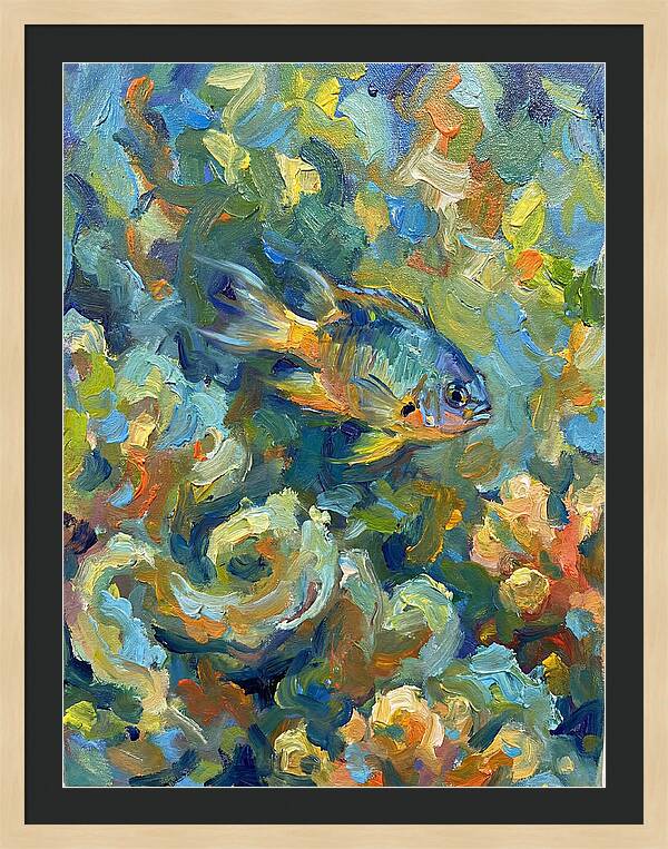 Damselfish Among Vibrant Corals