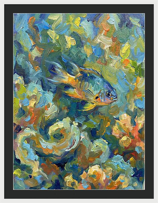 Damselfish Among Vibrant Corals