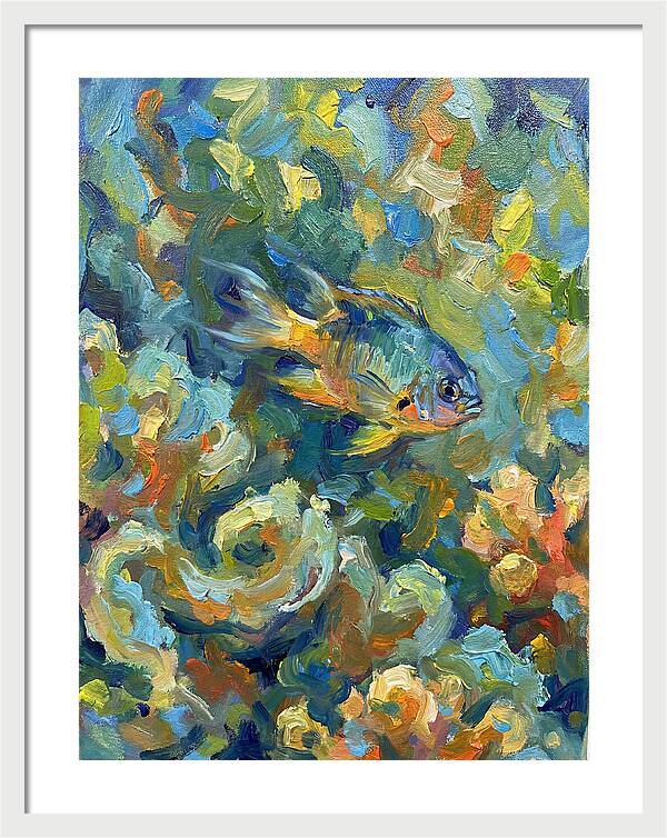Damselfish Among Vibrant Corals